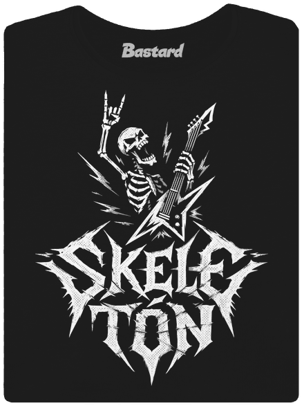 Skeletón dámske tričko Black