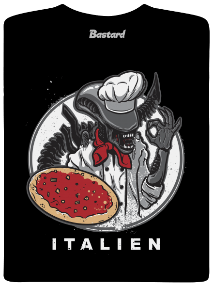 Italien pánske tričko Black