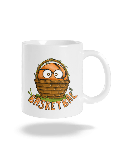 Basketbal klasický hrnček White