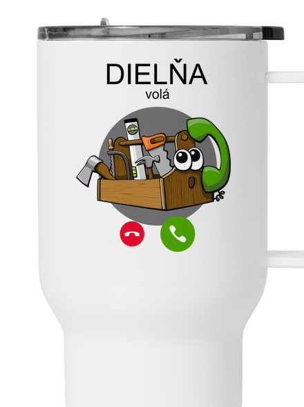 Dielňa volá termohrnček White