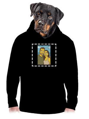 pánska mikina klokanka