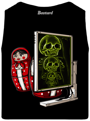 Rentgen Matriošky pánske tielko Black