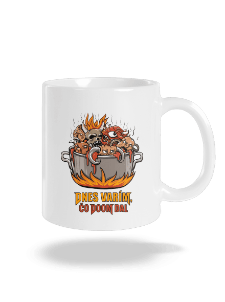 Čo Doom dal klasický hrnček White