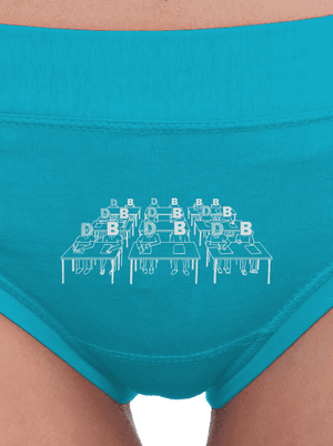 Cimrman: Debil, blbeček dámske nohavičky Turquoise