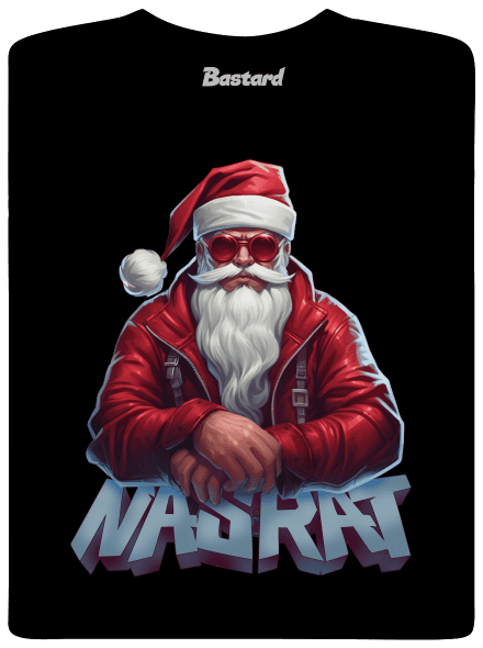 Sranta Klaus pánske dlhý rukáv Black