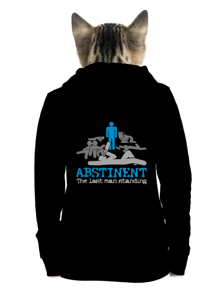 Abstinent dámska mikina na zips Black
