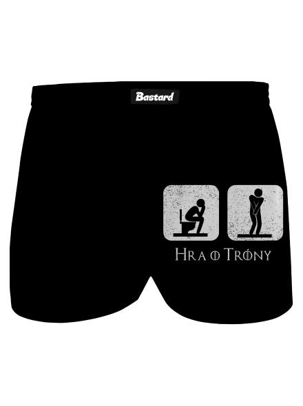 Hra o trůny pánske trenky Black