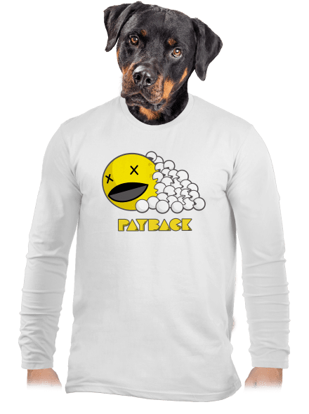 Payback pánske dlhý rukáv White