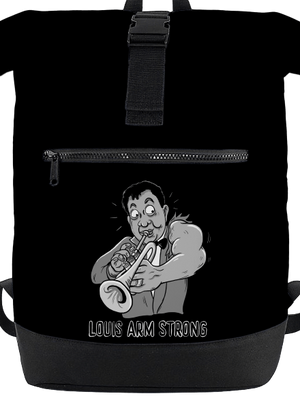 Louis Armstrong batoh Black