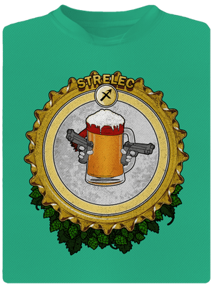 Pivný horoskop: Strelec pánske športové tričko Mint Mal