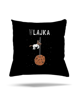 Vlajka vankúš Black