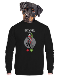 unisex mikina bez kapucne