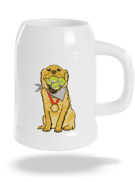 Zlatý retriever polliter White