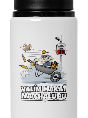 Valím na chalupu flaša na vodu White