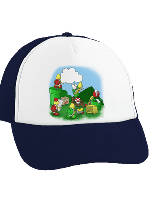 Ako sa stavia nový level? šiltovka truckerka French Navy cap