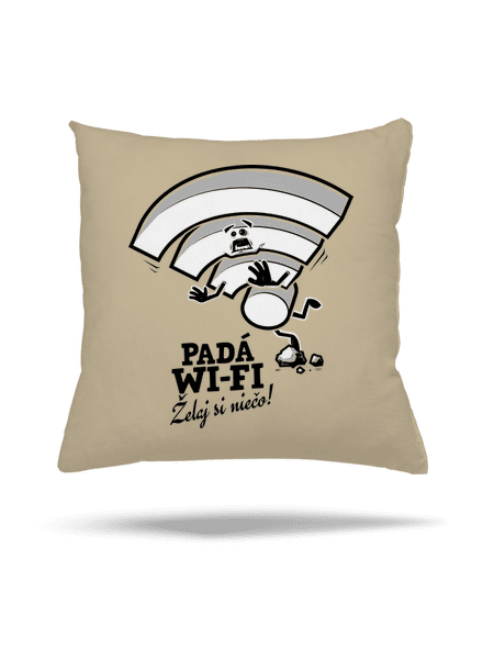 Padá wi-fi vankúš Beige