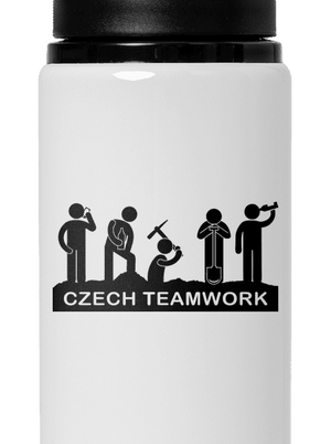 Czech Teamwork flaša na vodu White