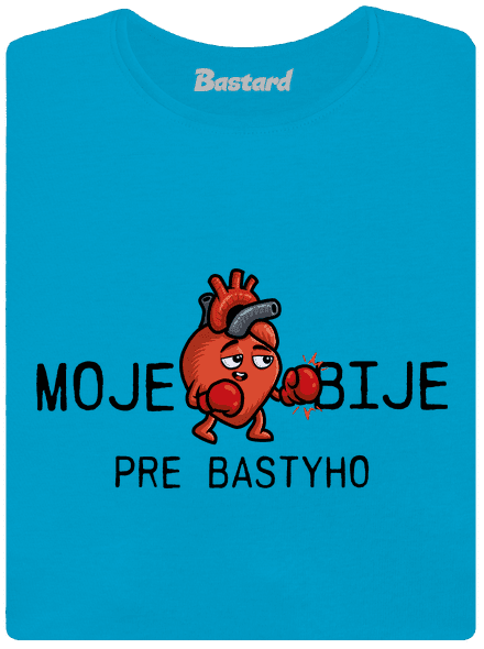 Moje srdce bije dámske tričko Blue Atol