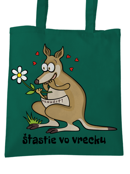 Šťastie vo vrecku taška Bottle Green WM
