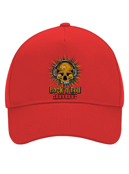 Rock'n'Roll forever šiltovka baseballka Classic Red