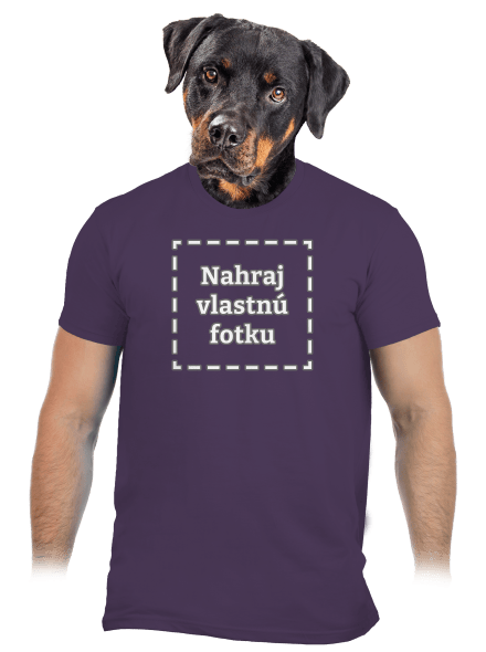 Vlastná potlač pánske tričko Urban Purple