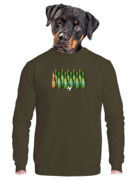 unisex mikina bez kapucne