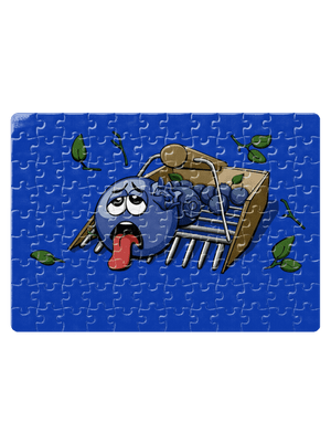 Čučoriedky puzzle White