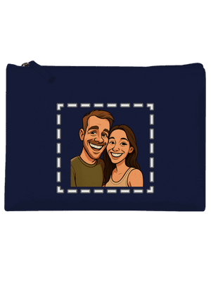 Karikatúra z vlastnej fotky taštička French Navy