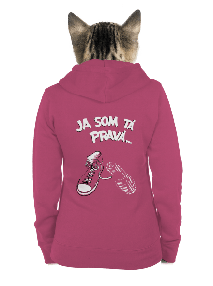Hľadám tú pravú dámska mikina na zips Magenta