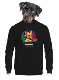 unisex mikina bez kapucne