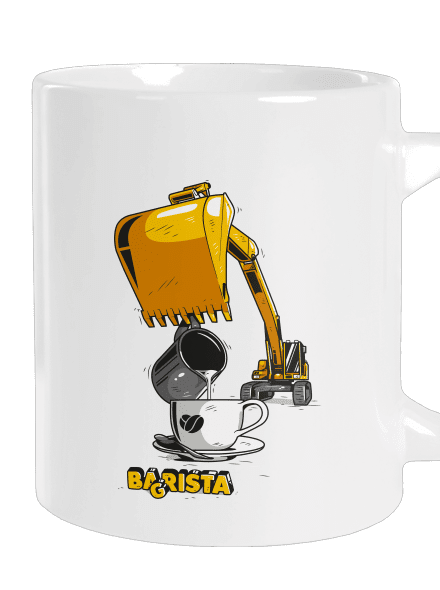 Bagrista veľký hrnček White
