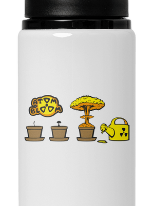 Atom bloom flaša na vodu White