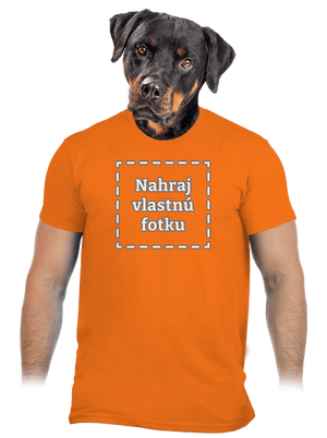 Vlastná fotka pánske tričko Orange