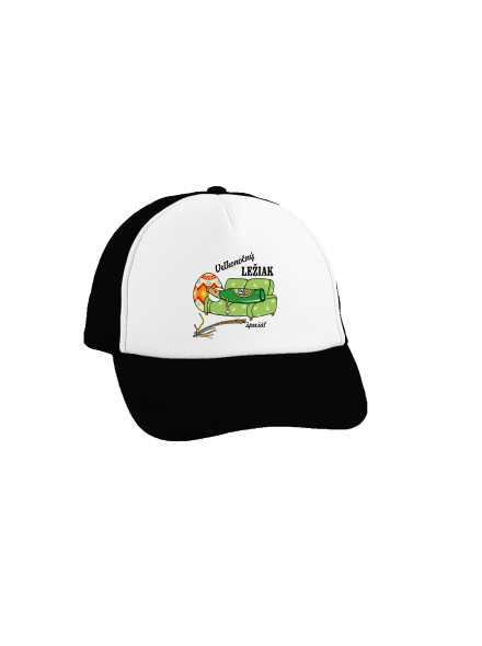 Veľkonočný ležiak šiltovka truckerka Black cap