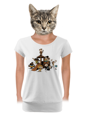 dámske tričko s lemom