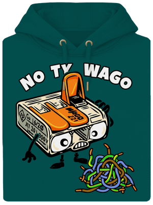 Wago svorka unisex mikina premium Emerald Green