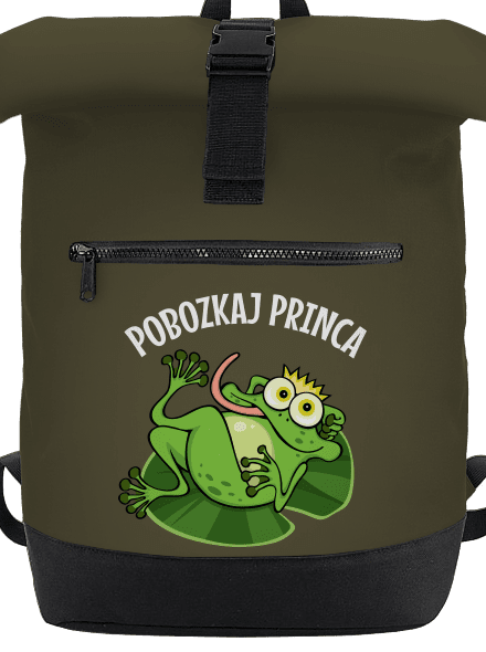 Pobozkaj princeznú a princa batoh Military Green