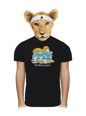 Toaletná sezóna detské športové tričko Black