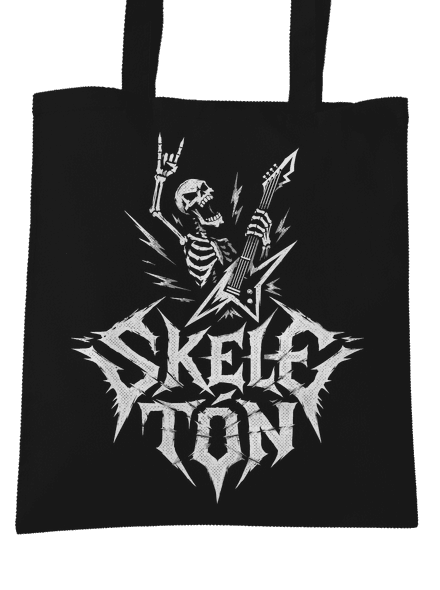 Skeletón taška Black