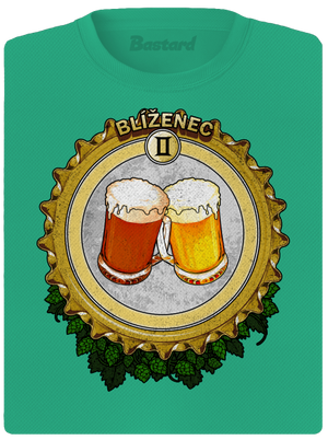 Pivný horoskop: Blíženec dámske športové tričko Mint Mal