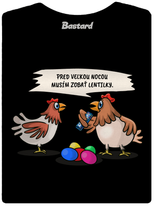 Sliepka pred Veľkou nocou dámske tričko Black