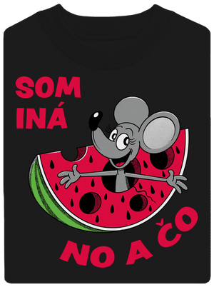 Som iná unisex mikina bez kapucne Black