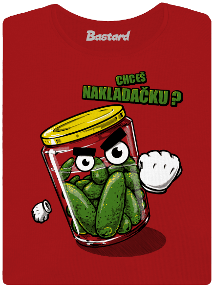 Nakladačka dámske tričko s lemom Red Mal