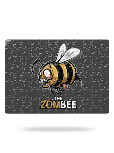 ZomBee - žltá puzzle White