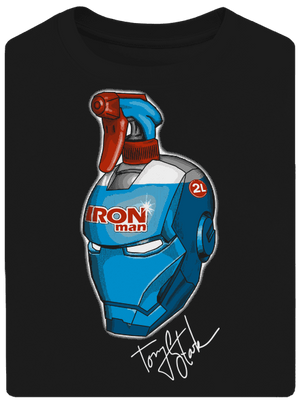 Čistič okien unisex tričko oversized Black