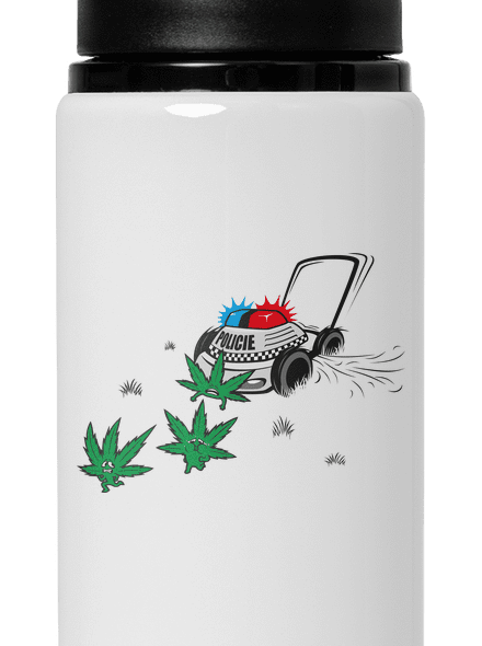 Ganja kríza flaša na vodu White