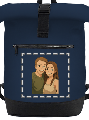 Ghibli efekt z vlastnej fotky batoh French Navy