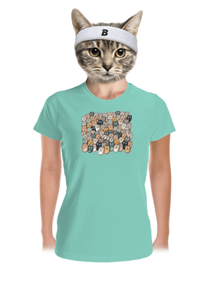 Nájdi čerta dámske športové tričko Mint Mal