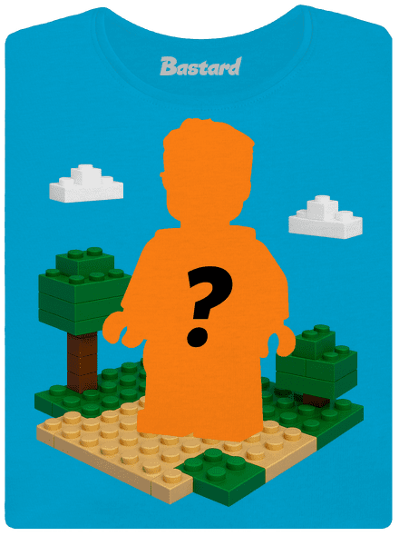 Lego z vlastnej fotky dámske tričko Blue Atol