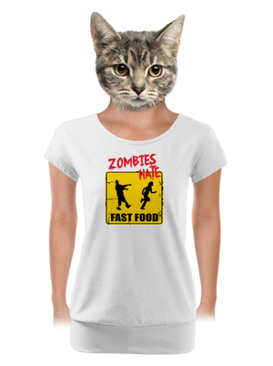 dámske tričko s lemom